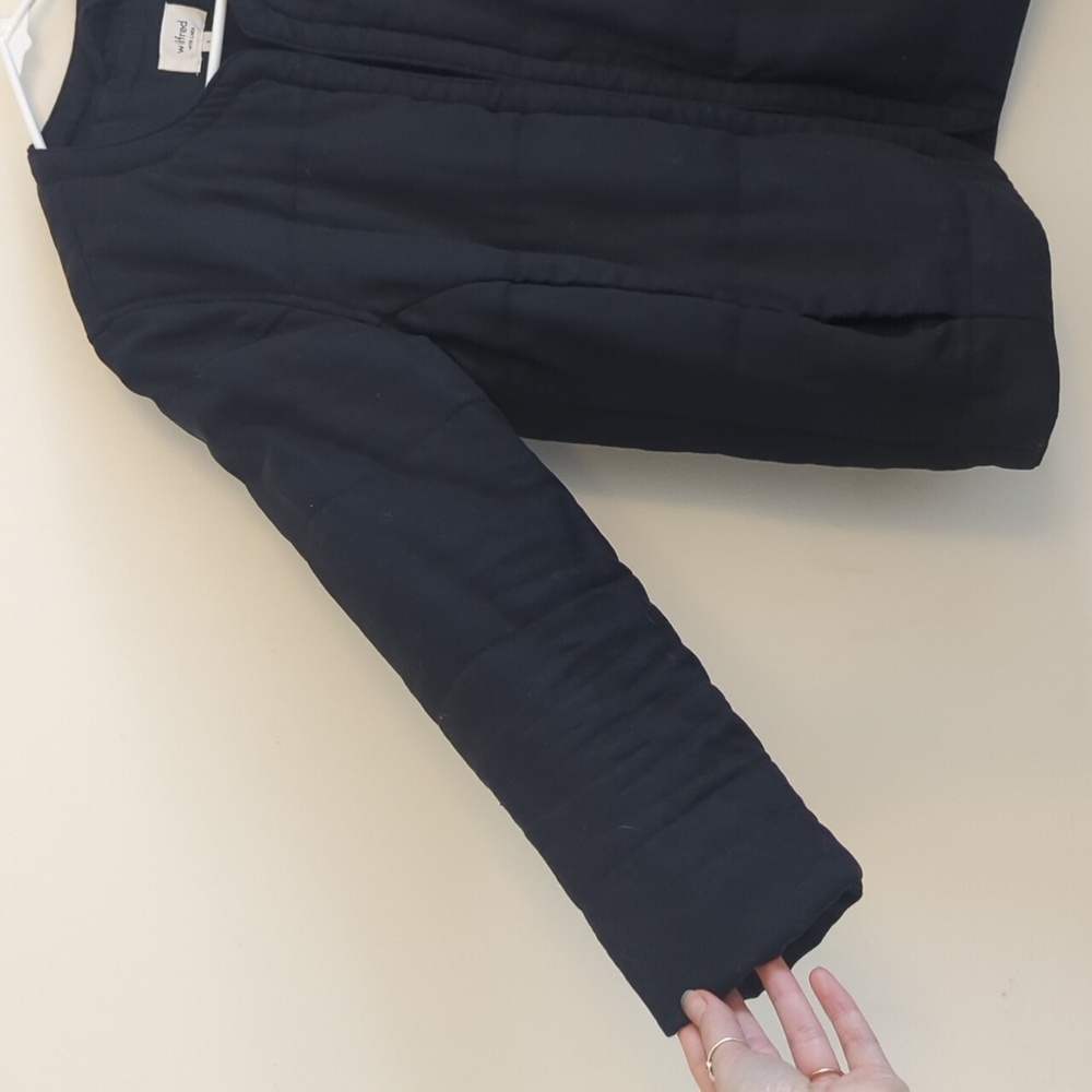 Wilfred linen quilted jacket